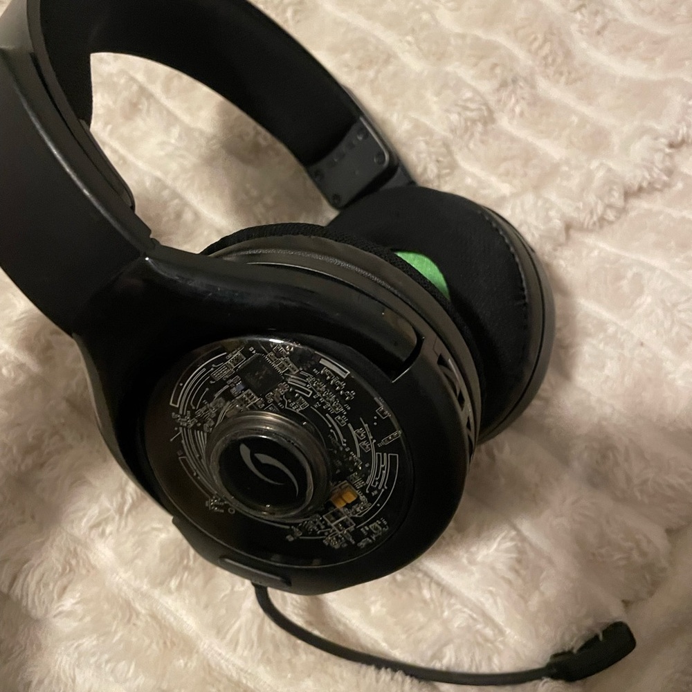 Glow-Up Gaming Headset with Circuit Design